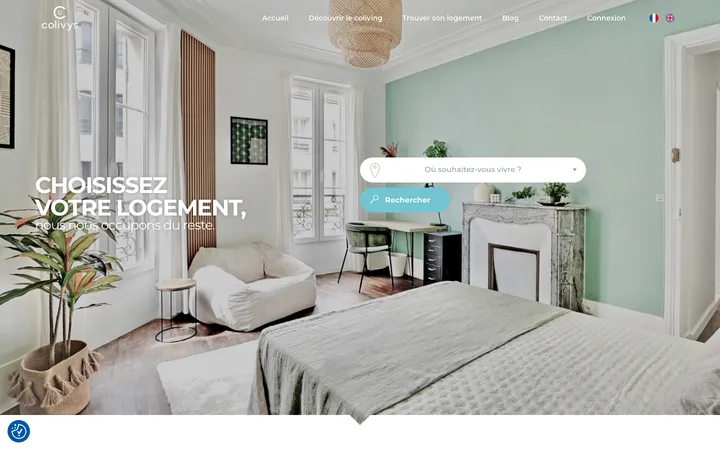 Capture du site Colivys