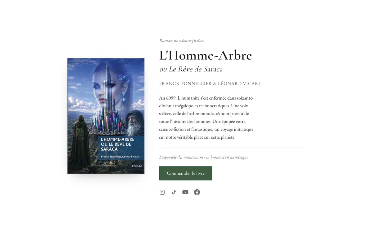 Capture du site L'Homme-Arbre