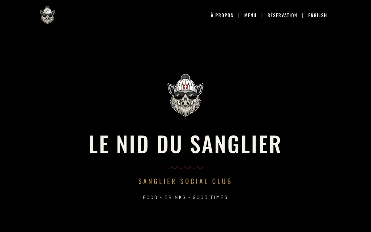 Capture du site Le Nid du Sanglier