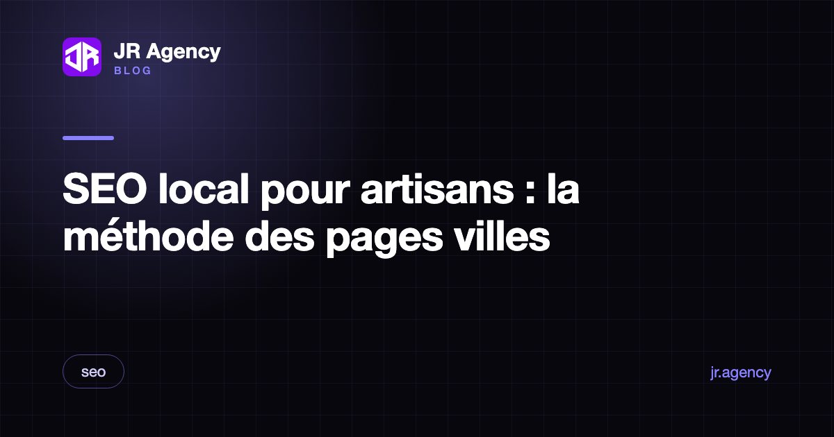 Artisan chauffagiste consultant la carte de sa zone d'intervention avec les pages villes de son site web